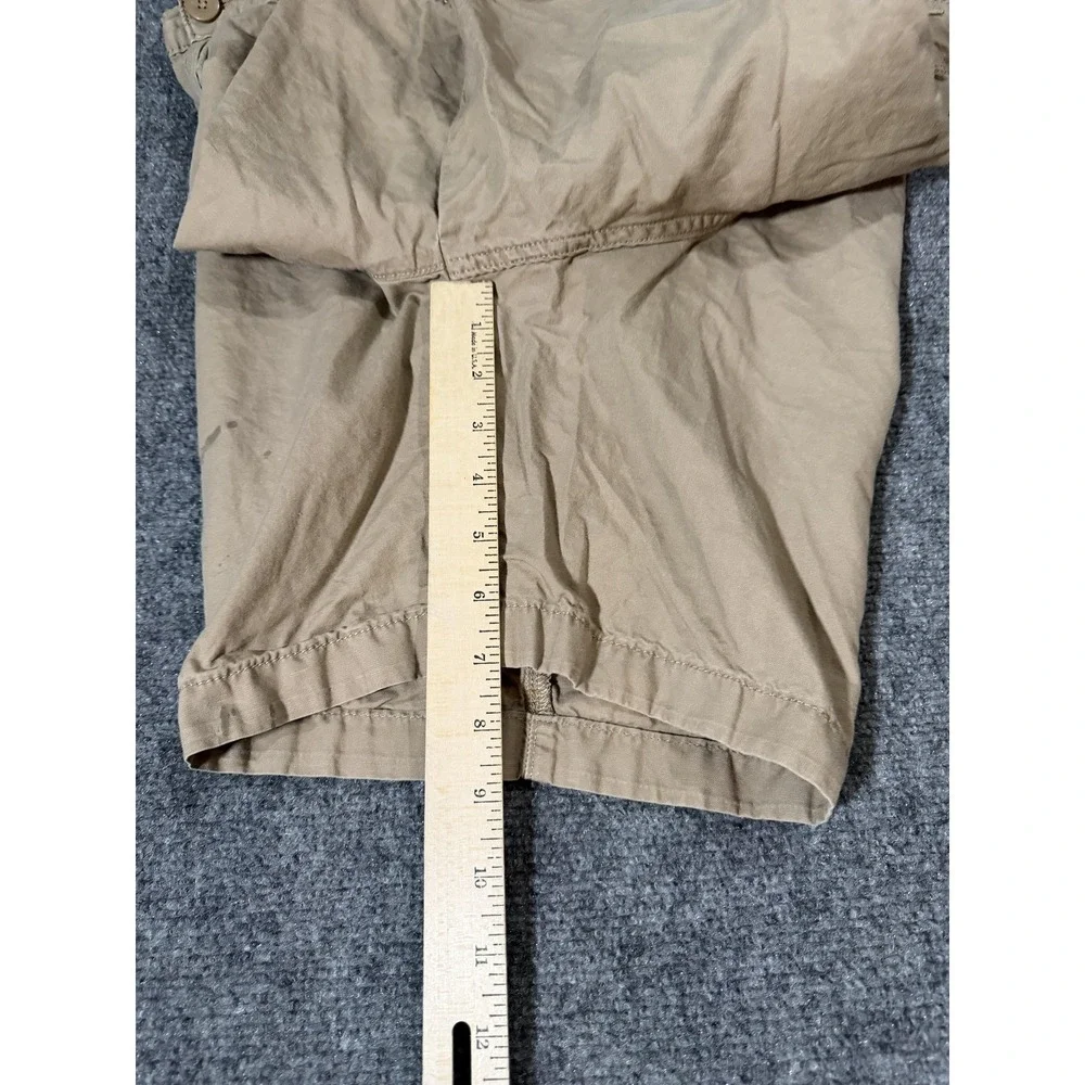 Patagonia Shorts Mens 34 Beige Organic Cotton Hemp Chino Flat Front 8 Inseam - Picture 9 of 10